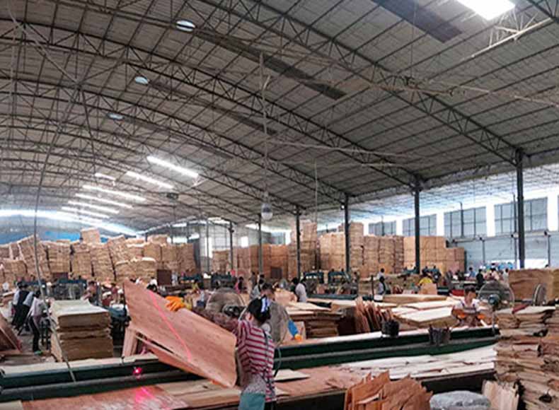 工程常用常用的膠合板生產現場